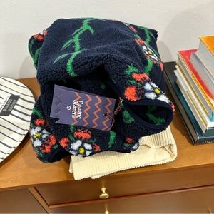 NWT Rowing Blazers x Target Rose Print Fleece Zip-Up Jacket